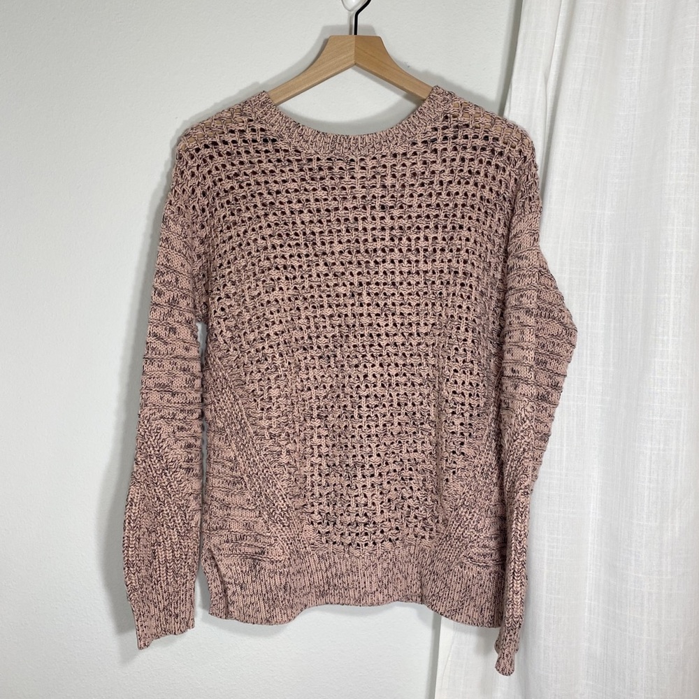 GAP Pink Crewneck Sweater Willow Pink